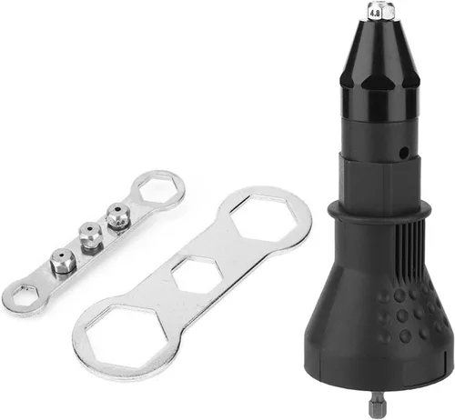Vista 2 de Hilitand Adaptador de pistola remachadora eléctrica Adaptador de pistola de tuerca remachadora Adaptador de pistola remachadora Inserto remachador