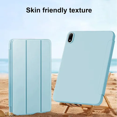 Vista 2 de Funda de silicona para OnePlus Pad 3 de 13.2 pulgadas 2025, funda protectora ligera con función de soporte y función de apagado y encendido