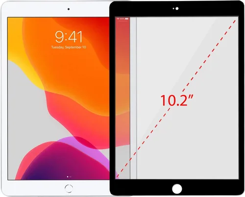 Vista 7 de KIQ Protector de pantalla de cerámica para iPad de 8ª generación compatible (10.2 pulgadas iPad 8/7 generación 2020 2019)