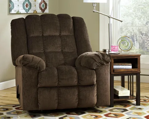 Vista 2 de Diseño exclusivo de Ashley Ludden, mecedora, sillón reclinable, arena, Textil, Cocoa