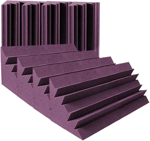Vista 17 de 4 piezas de espuma de aislamiento acústico acústico de trampa de bajo largo negro 4.7 "x 4.7" x 18.8" AP1138 Trampa de bajo largo negro Ap1138