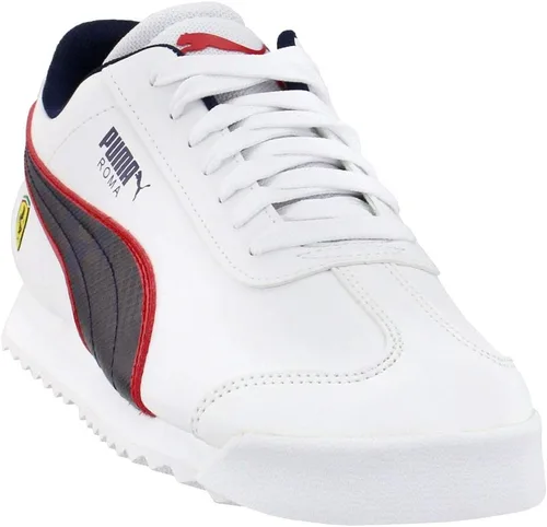 Vista 3 de PUMA Tenis Ferrari Roma unisex para niños, Puma White-peacoat-h