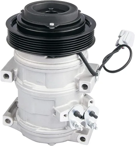 Vista 8 de Compresor de CA con compresor de aire acondicionado de embrague compatible con Honda Odyssey 2005-2007, Pilot 2005-2008, Ridgeline 2006-2008, Acura