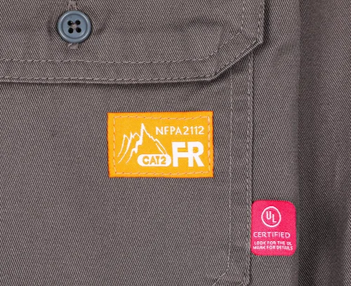 Vista 5 de Titicaca FR Shirt Flame Resistant Work Shirt Men's Cotton 7.5oz Welding Shirt
