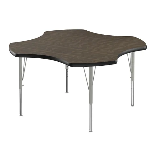 Vista 16 de Correll - Mesa rectangular de actividades para el aula de 24 x 36 pulgadas, altura ajustable (19-29 pulgadas), granito negro, parte superior