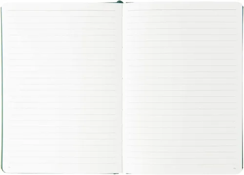 Vista 8 de Yop & Tom Diario rayado A5 - Cuaderno con cubierta de cuero vegano y emblema de abeja - Carbón
