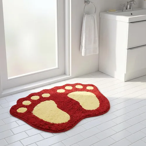 Vista 13 de TOPCHANCES Tapete de baño, antideslizante y grande para pies grandes, tapete de baño absorbente de agua, tapete de microfibra para inodoro, tapete