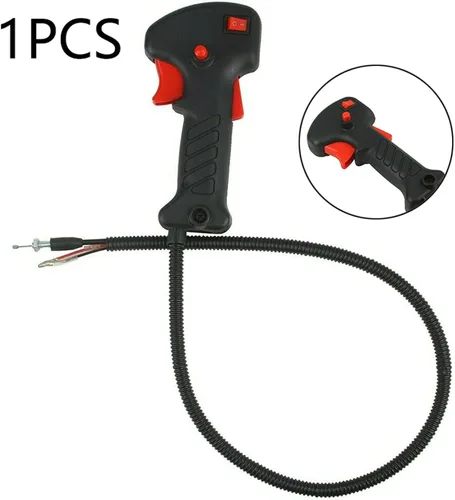 Vista 3 de ZEZEFUFU Interruptor de mango de cable de gatillo del acelerador para cortador de cepillo Stihl Engine Strimmer