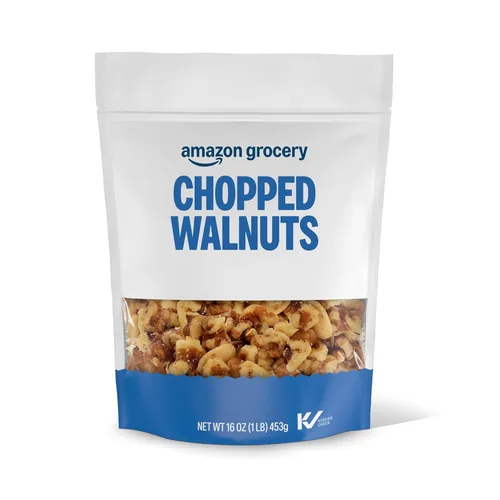Vista 6 de Amazon Grocery, nueces picadas, 8 onzas (anteriormente Happy Belly, el embalaje puede variar)