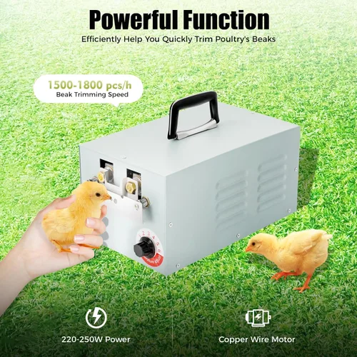 Vista 5 de Cortadora eléctrica de Debeaker de pollo pollo Debeaker máquina de corte 110V US
