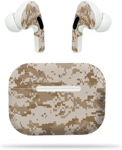 Vista 5 de MightySkins - Compatible con Apple Airpods Pro - Negro Camo Funda protectora de vinilo duradera y única Fácil de aplicar, quitar y cambiar