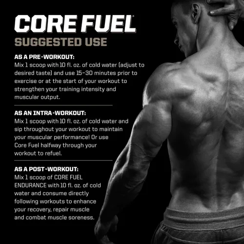 Vista 4 de PMD Sports Core Fuel Resistance, Performance & Recovery - BCAAs, EAA, betalanina, betaína anhidra, glutamina, electrolitos - crecimiento muscular