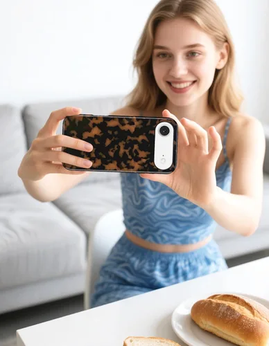 Vista 97 de Jusy Funda compatible con MagSafe con estampado de caparazón de tortuga marrón para iPhone 7/8/SE, cubierta protectora de TPU suave magnética