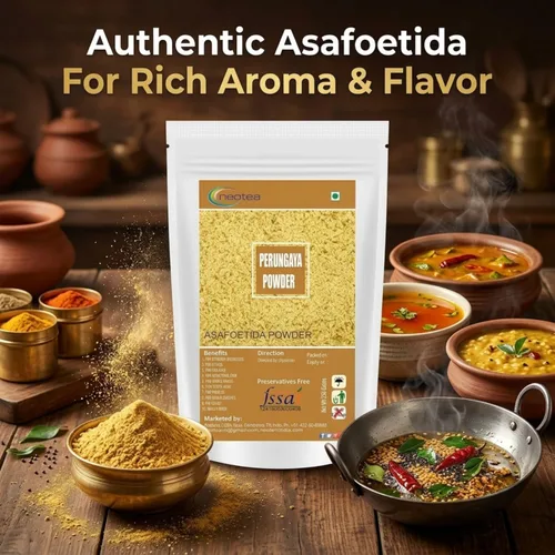 Vista 7 de Neotea Asafoetida Powder Pure Hing Heeng Spice Auténtico ingrediente de cocina indio Potenciador de sabor aromático Masala natural