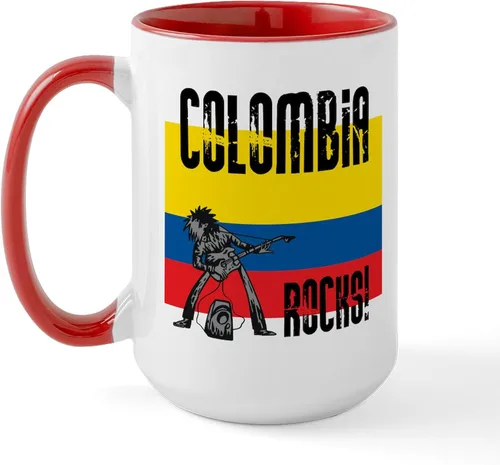 Vista 34 de CafePress - ITS COLOMBIA NOT COLUMBIA - FLAG Mugs - Coffee Mug, Large 15 oz. White Coffee Cup