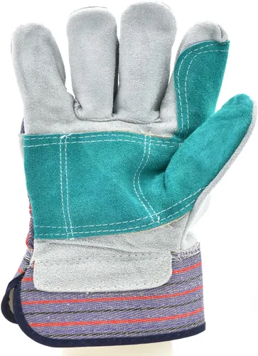 Vista 3 de G & F Products Leather Work Gloves for Construction, Gardening and General Work