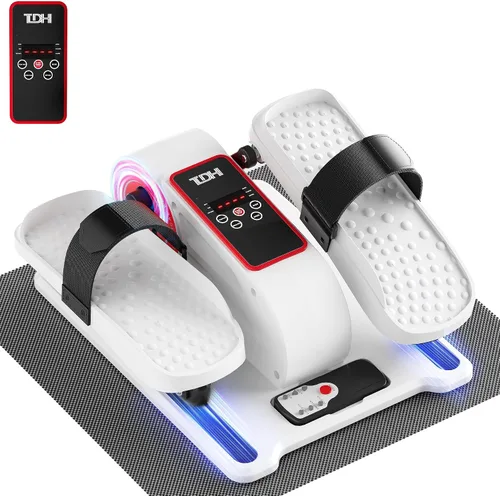 Vista 12 de TDH Under Desk Elliptical Machine Leg Exerciser Electric Quiet Portable Electric Pedal Exerciser While Sitting for Seniors Adult with 12