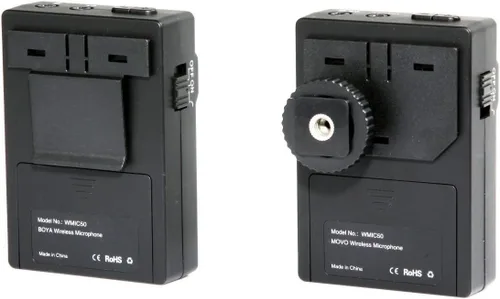 Vista 5 de Movo Sistema de micrófono inalámbrico Lavalier de 2.4 GHz para D7500, D7200, D7100, D5600, D5500, D5300, D5200, D3500, D3400, D3300, D3200, D850