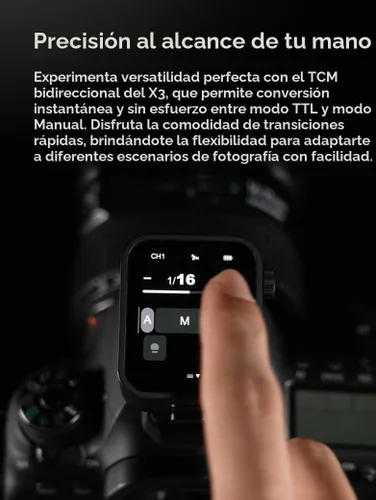 Vista 3 de Godox Disparador de flash inalámbrico X3-S 2.4G TTL HSS para Sony
