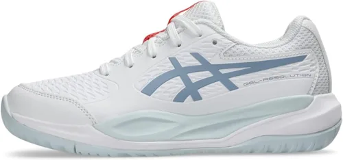 Vista 13 de Zapatillas de tenis para niños ASICS Gel-Resolution X Grade School Avena suave/berenjena oscura