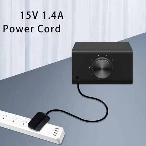 Vista 6 de Adaptador de corriente de repuesto de 21 W, cargador de Echo Enchufe de CC de 0.138 x 0.053 in compatible con Echo de 1ª y 2ª generación, cámara