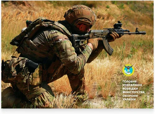 Vista 3 de Juego de hojas de sellos de Ucrania - Inteligencia militar de Ucrania - Edición oficial de Ukrposhta