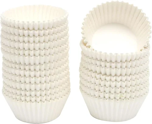 Vista 7 de qiqee 300 unidades de forros para magdalenas jumbo naturales forros para muffins de tamaño jumbo tazas para hornear de papel de tamaño jumbo sin