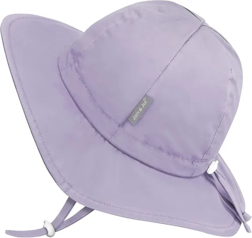 Vista 25 de JAN & JUL Sombrero de sol de algodón UPF 50+ con ala ancha para niñas pequeñas