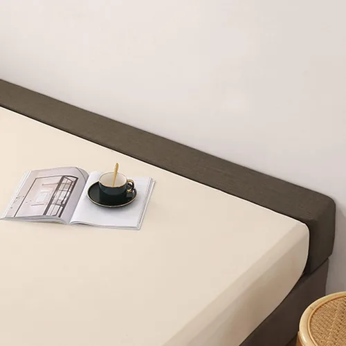 Vista 7 de Relleno de espacio para mesita de noche para extensor de colchón rectangular de pared, esponja gruesa, almohada de cuña larga entre cabecera y Beige