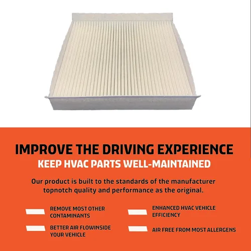 Vista 5 de Paquete de 1 filtro de aire de cabina, fabricado en Estados Unidos, compatible con varios modelos de automóviles Fiat y Jeep. Reemplaza a O.E.