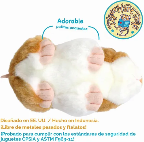 Vista 5 de TigerHart Chippy The Hamster - Peluche de 6.5 pulgadas