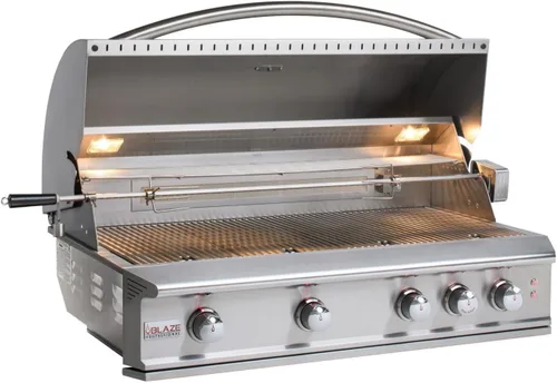 Vista 2 de Blaze Professional LUX BLZ-4PRO-LP-3PC-SC - Paquete de cocina de propano de 44 pulgadas