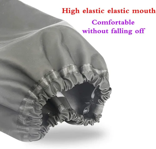 Vista 2 de Coopache Guantes de estanque de brazo completo con forro de algodón, guantes impermeables extra largos para limpieza de estanques/industria