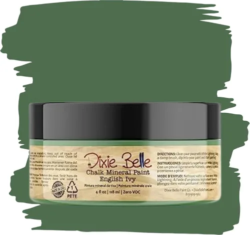 Vista 378 de Pintura para muebles con acabado de tiza Dixie Belle Paint Company - Amatista (4oz) - Pintura mineral de tiza chic púrpura profundo mate