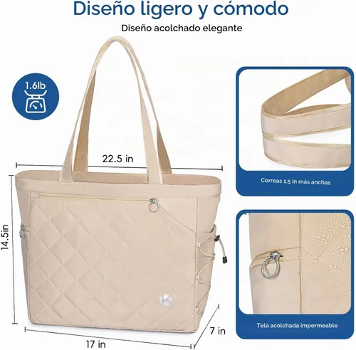 Vista 5 de KAVIGOR Bolsa de tenis con compartimento para zapatos - Bolsa extragrande acolchada para pickleball con capacidad para 2-4 raquetas, resistente al