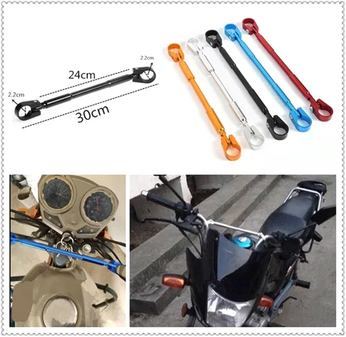 Vista 2 de Para Yamaha MT-03 MT-25 FAZER600 FZ6S FZ6N FZ6R YBR 125 - Palanca de equilibrio para barra transversal de motocicleta (color negro, tamaño: 1)