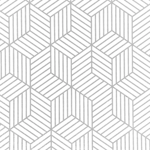 Vista 13 de WENMER Papel tapiz hexagonal geométrico de 17.7 x 118 pulgadas, para despegar y pegar, papel de contacto geométrico extraíble negro y dorado