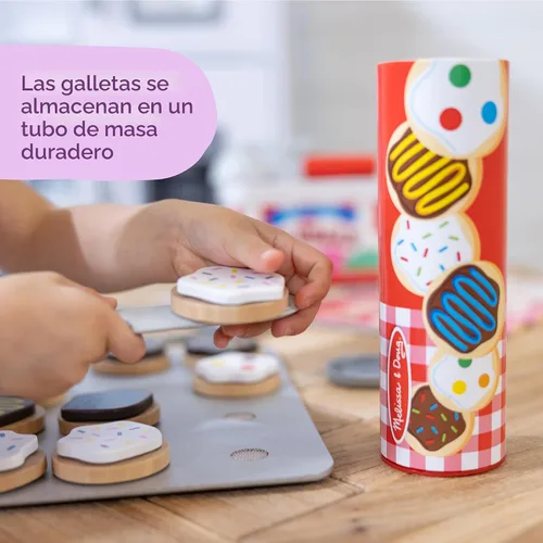 Vista 7 de Melissa & Doug, set para cortar y hornear galletas., Anaranjado