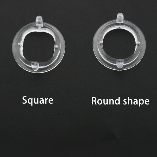 Vista 3 de DGHAOP 4pcs Arcade Rocker Accessories Base 48 Way Restrictor Plate Gate JLF Series Joystick Fully Transparent Base Retaining Ring