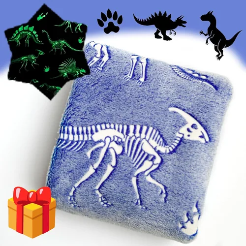 Vista 11 de El mejor regalo que brilla en la oscuridad, lindas mantas de gato con bolsa de almacenamiento, manta para niños, mantas suaves para niñas y niños