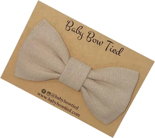 Vista 23 de Handmade Pre-Tied Clip on Bow Tie for Baby to Young Boy