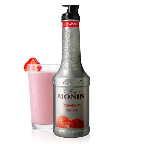 Vista 16 de Monin - Puré de cereza negra, sabores naturales, ideal para tés, limonadas, batidos y cócteles, sin OMG, vegano, sin gluten (1 litro)