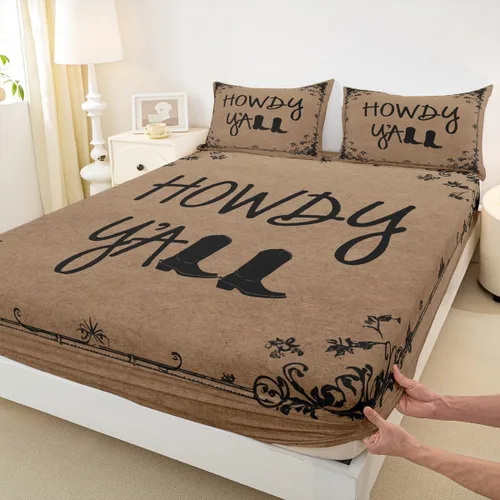 Vista 33 de Bonita sábana bajera ajustable para niños, tamaño individual, juego de ropa de cama rústica de pollo, decoración de dormitorio para niños y adultos