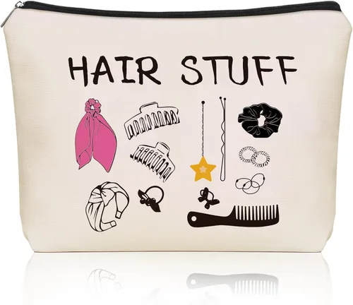 Vista 7 de Bolsa de maquillaje para regalos Girlly, Blanco hueso