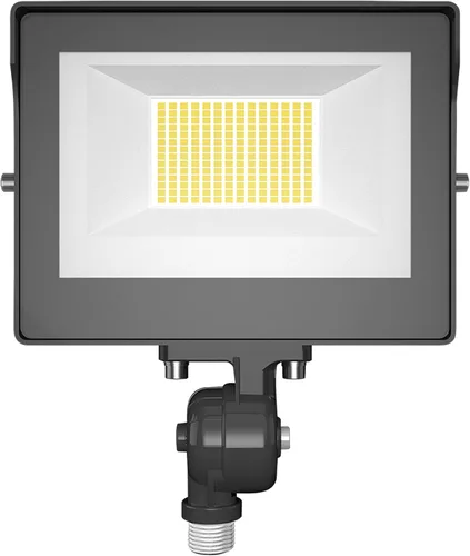 Vista 2 de Luz de inundación LED RAB Lighting X17FA15 - 15W - Luz blanca ajustable - Fotocélula incorporada - 120 a 277 V - Montaje de 12 nudillos - Atenuación