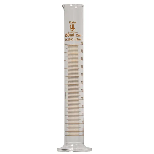 Vista 6 de Karter Scientific 412B3, cilindro graduado de 0.3 fl oz, base redonda, vidrio de borosilicato 3.3 (individual)