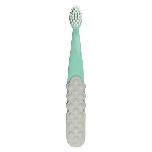 Vista 9 de RADIUS Totz Plus Brush - Cepillo de dientes para niños, sedoso, suave, sin BPA, aceptado por la ADA, diseñado para dientes delicados y encías