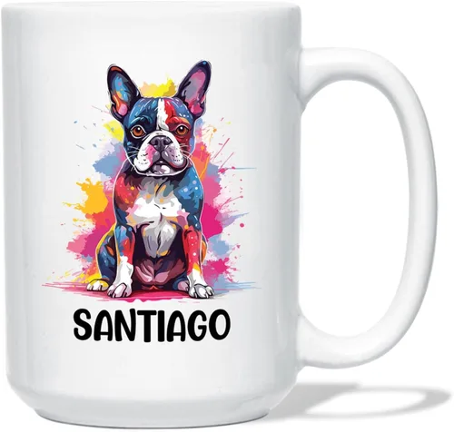Vista 22 de Affenpinscher - Taza de café con nombre personalizado, regalo para perro, papá, perro, mamá, taza de cerámica blanca personalizada Affenpinscher