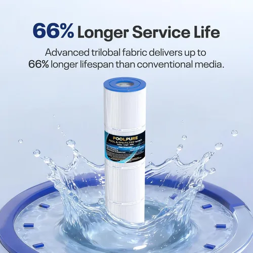 Vista 5 de POOLPURE Filtro de spa PRB75 reemplaza a Rainbow RTL-75, productos moldeados personalizados 25390, Pleatco PRB75, Unicel C-4975, Pentair R173435