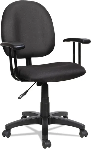 Vista 6 de Alera ALE Essentia Series - Silla giratoria para tareas, acrílico, color negro Gris